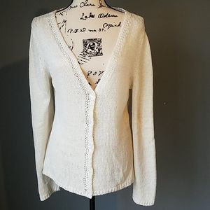 Beatrice Biagini Italy Cardigan off wht Sz S
